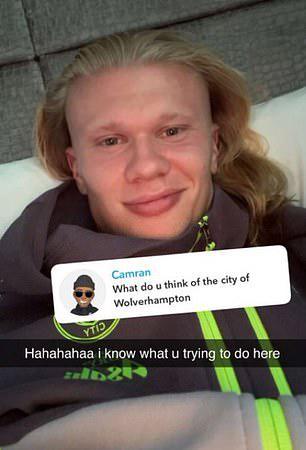 有点耳熟？哈兰德被球迷问到了对沃尔夫汉普顿的看法